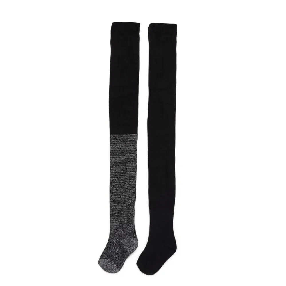 Wonder Nation Girls Lurex Tights, 2-Pack